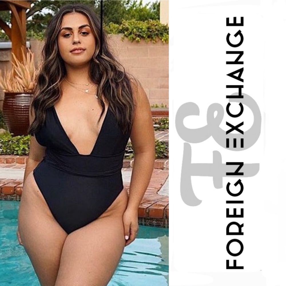 Deep Plunge Neck bodysuit